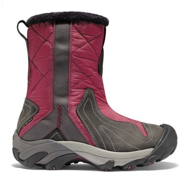 KEEN Woman’s Betty Waterproof WinterBoot Pink/Gray